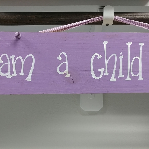 I am a Child of God Wood Wall Art Decor Sign Child's Nursery Rustic Country Farm - Picture 13 of 15